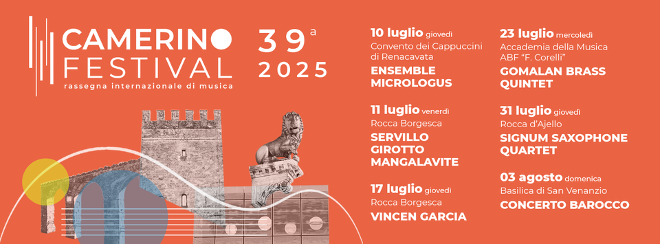 CAMERINO FESTIVAL 2025 - CAMERINO